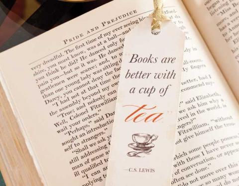 book and a bookmark