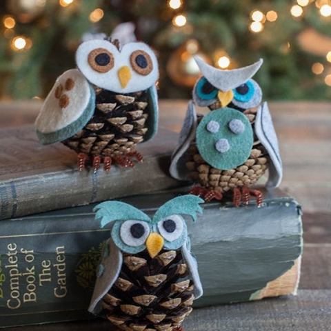 Crafteen: Pine Cone Owl