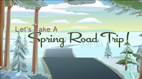 Teens Escape Let's Take a Spring Road Trip