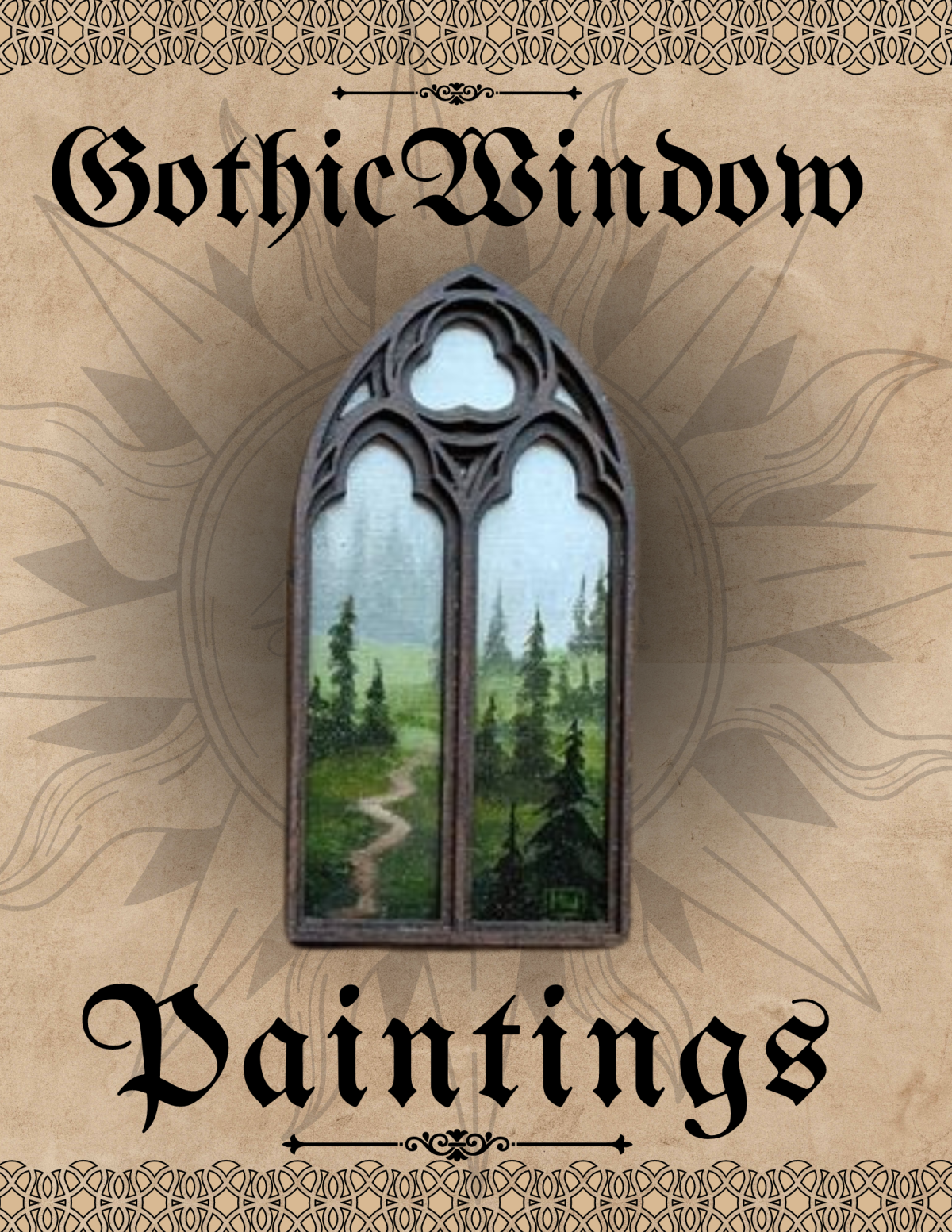 Gothic Window Paintings